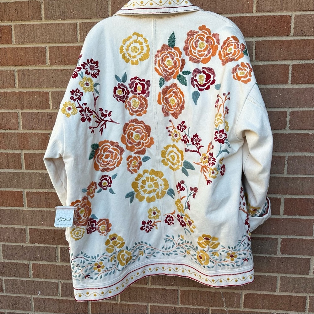 Free People / We The Free Avery Embellished Jacket Size Medium NWT - Picture 2 of 13